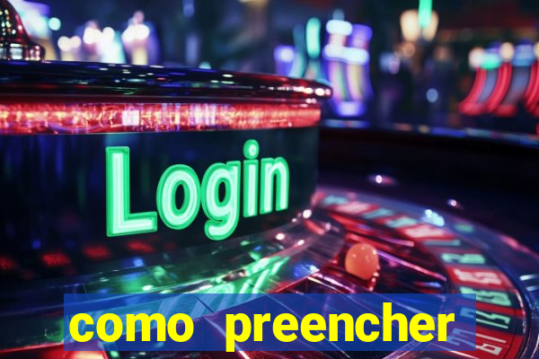 como preencher recibo de pagamento